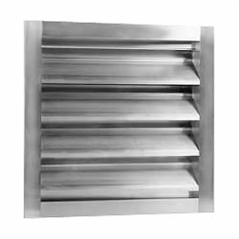 Canarm Fixed Louvre 4" Deep without Flange and Bird Screen